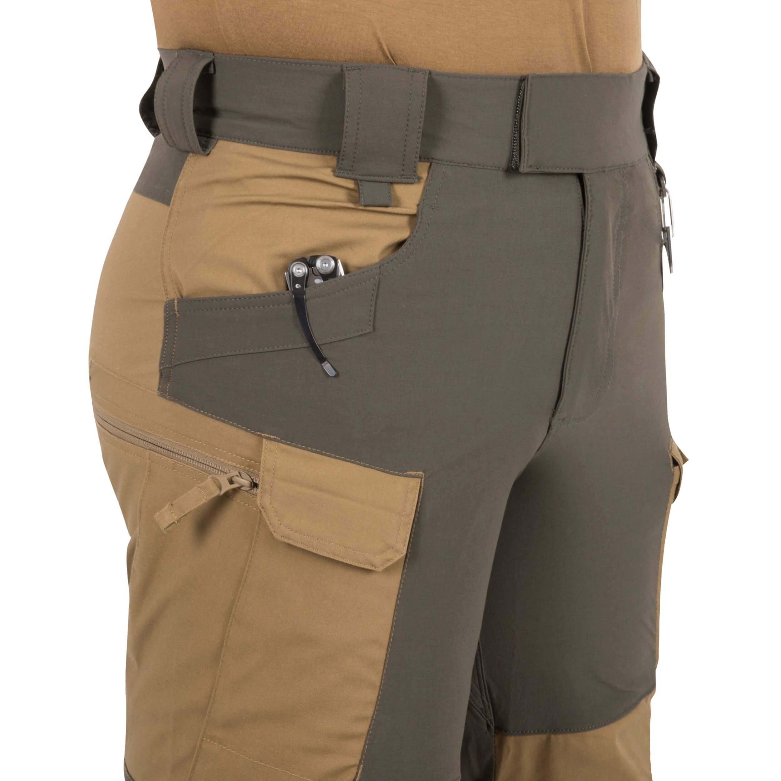 Helikon-Tex HOP Hybrid Outback Tactical Pants - Durable Canvas & VersaStretch Fabric - Outdoor Hiking, Law Enforcement & Work Pants - Perfect for Tactical Missions, Camping & Professional Use