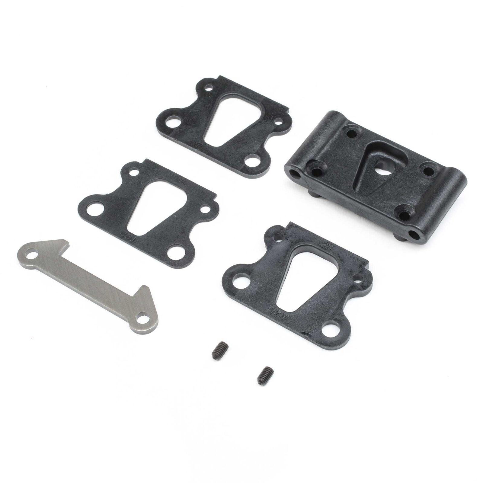 22-Piece Front Pivot Kit with Brace & Kick Shims - Perfect for Door Hinge Repair and Cabinet Installation