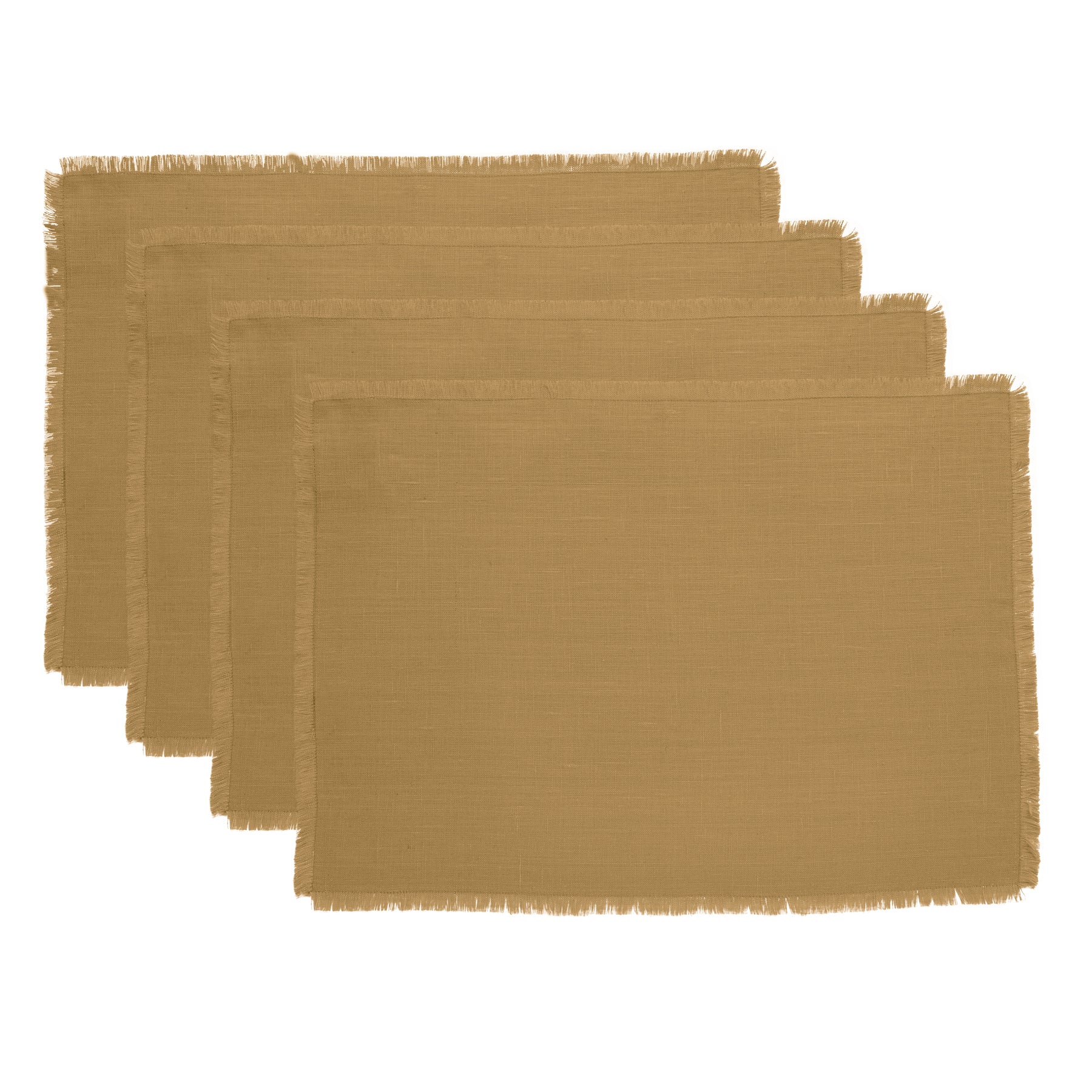 Stylish Fringe Placemats Set of 4 - Boho Chic Table Decor for Dining Room, Kitchen, or Outdoor Entertaining