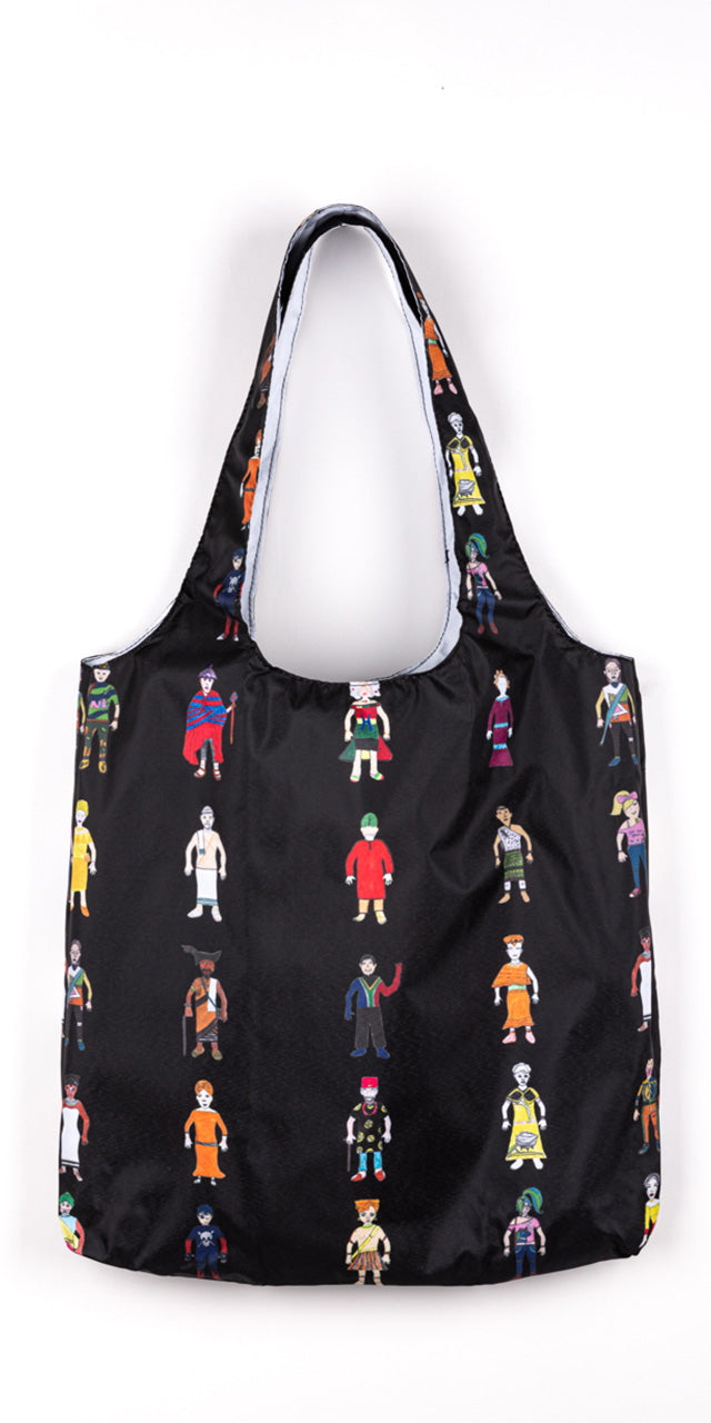 Rainbow Nation Recycled Uzwelo Bag - Eco-Friendly Tote for Shopping, Travel & Beach - Sustainable Fashion Accessory for Women & Men