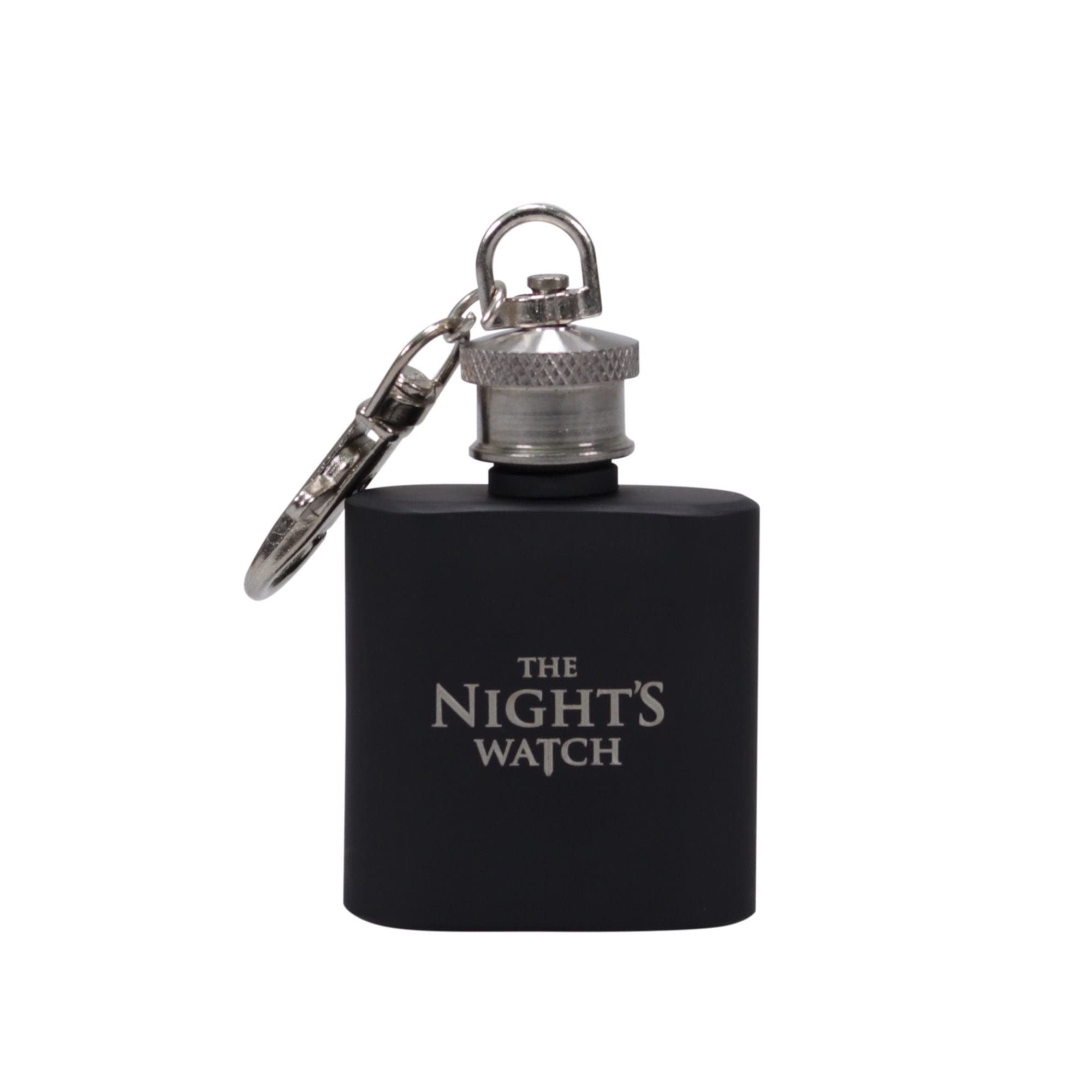 Game of Thrones Night's Watch Mini Hip Flask - Stainless Steel Engraved Flask for Whiskey & Liquor - Perfect for Gifts, Parties, and Themed Events