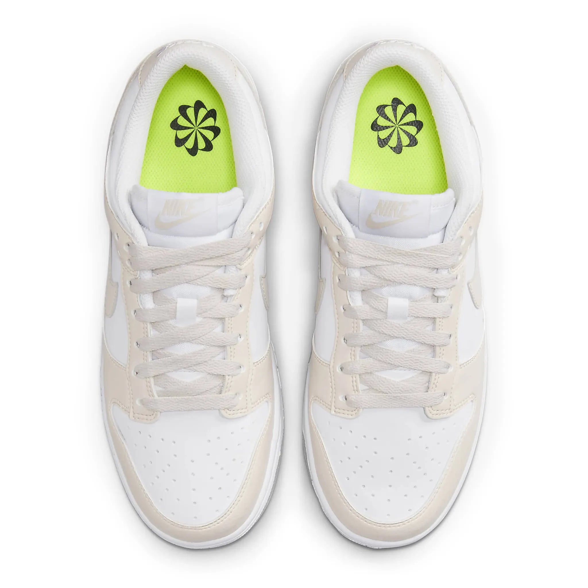 Nike Dunk Low Next Nature Women's Sneakers - White & Light Orewood Brown | Eco-Friendly Materials | Casual Wear, Street Style & Everyday Comfort