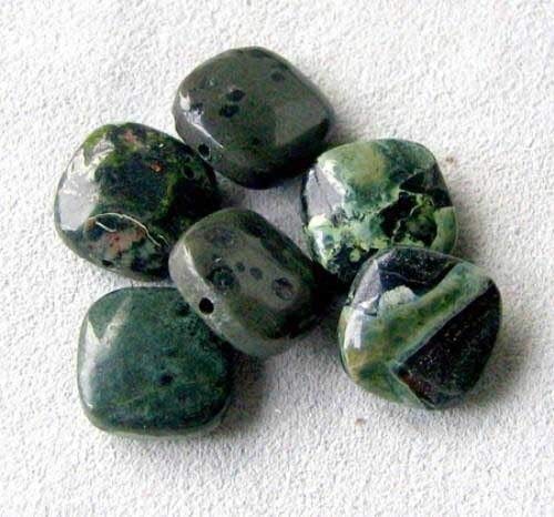 Exotic Forest Sediment Stone Bead Strand - 15 Inch Natural Stone Beads for DIY Jewelry Making, Necklace, Bracelet Crafting - Perfect for Boho, Hippie Style Accessories and Gift Giving