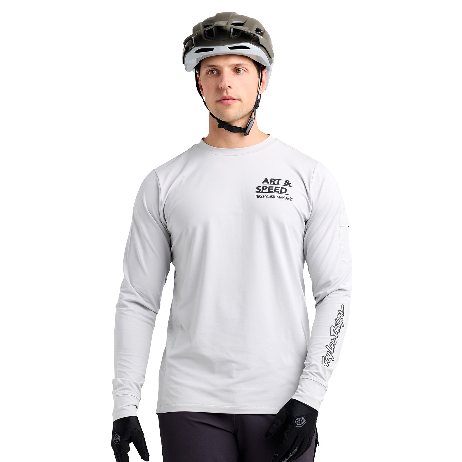 Ruckus Long Sleeve Ride Tee - Art & Speed Mist Design - Comfortable Motorcycle Shirt for Men - Perfect for Riding, Racing & Outdoor Adventures
