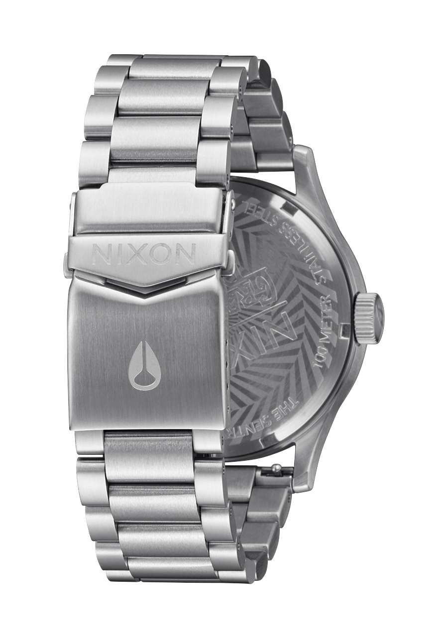 Grateful Dead Sentry Stainless Steel Watch - Black & Silver Dial - Waterproof Unisex Wristwatch for Men & Women - Perfect for Outdoor Activities, Concerts, and Casual Wear