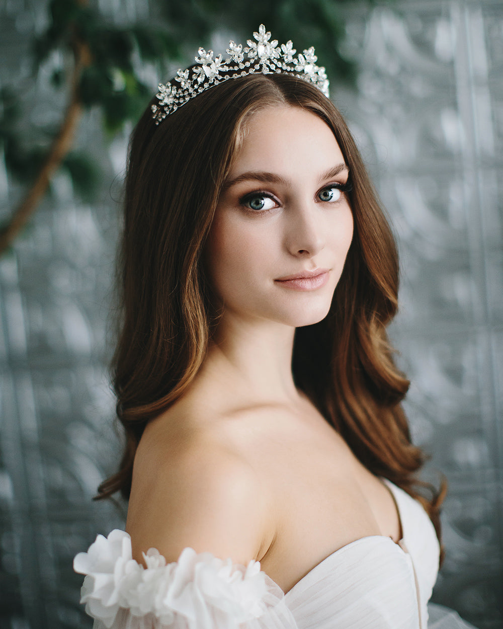 Gabriella Tiara - Elegant Rhinestone Bridal Hairpiece for Weddings, Prom & Special Occasions | Perfect for Brides, Bridesmaids & Formal Events