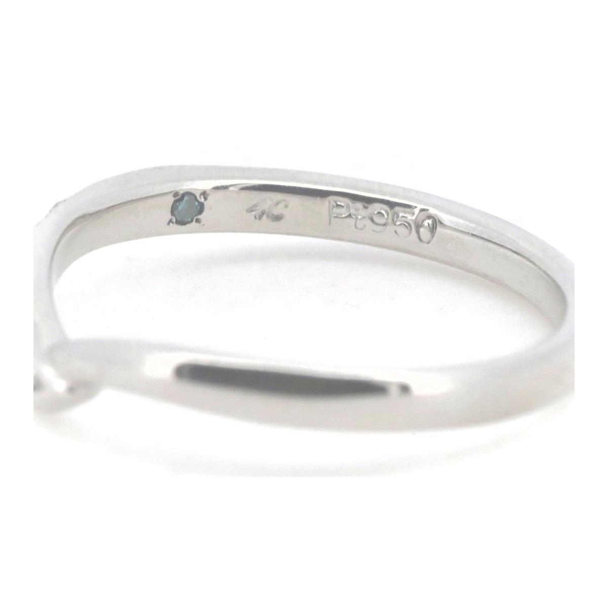 4°C Diamond Ring PT950 Platinum - Elegant Wedding & Engagement Jewelry for Women - Perfect for Proposals, Anniversaries & Special Occasions