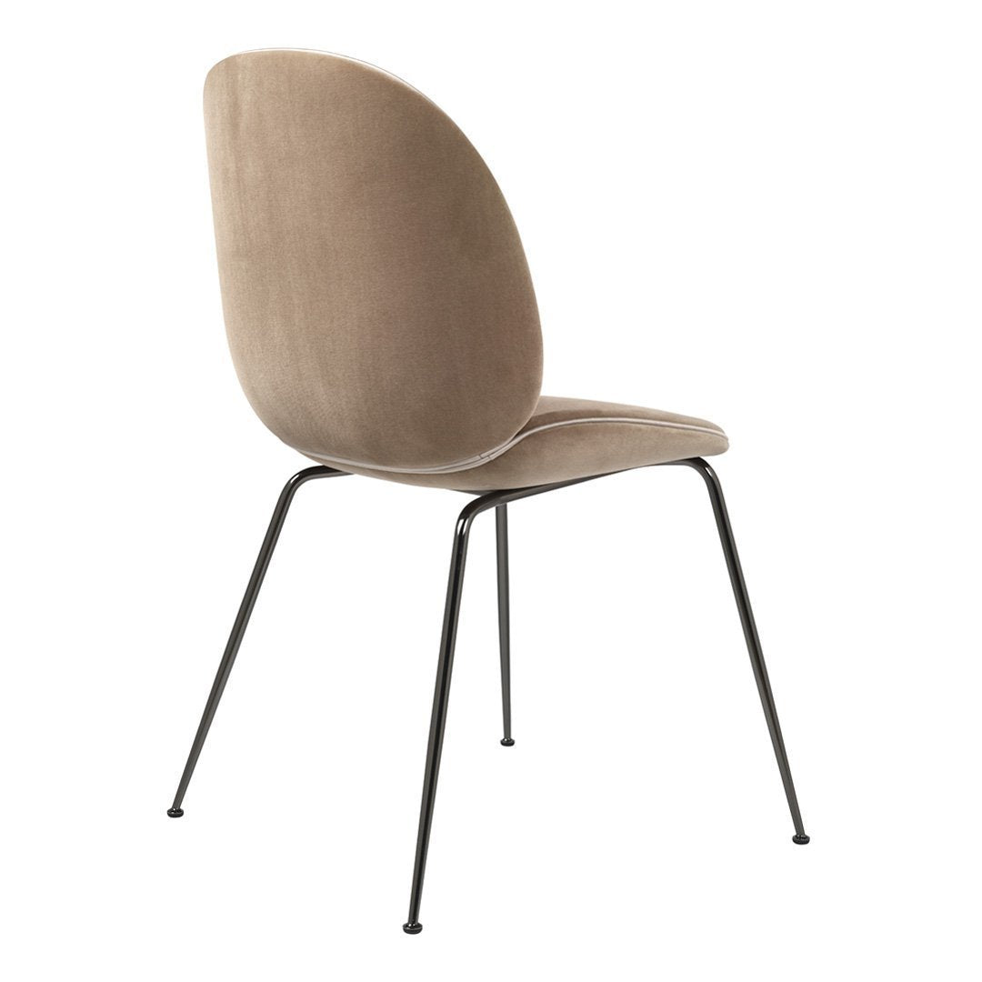 Beetle Dining Chair with Conic Base - Fully Upholstered Modern Seat for Kitchen, Dining Room & Office - Comfortable & Stylish Home Furniture