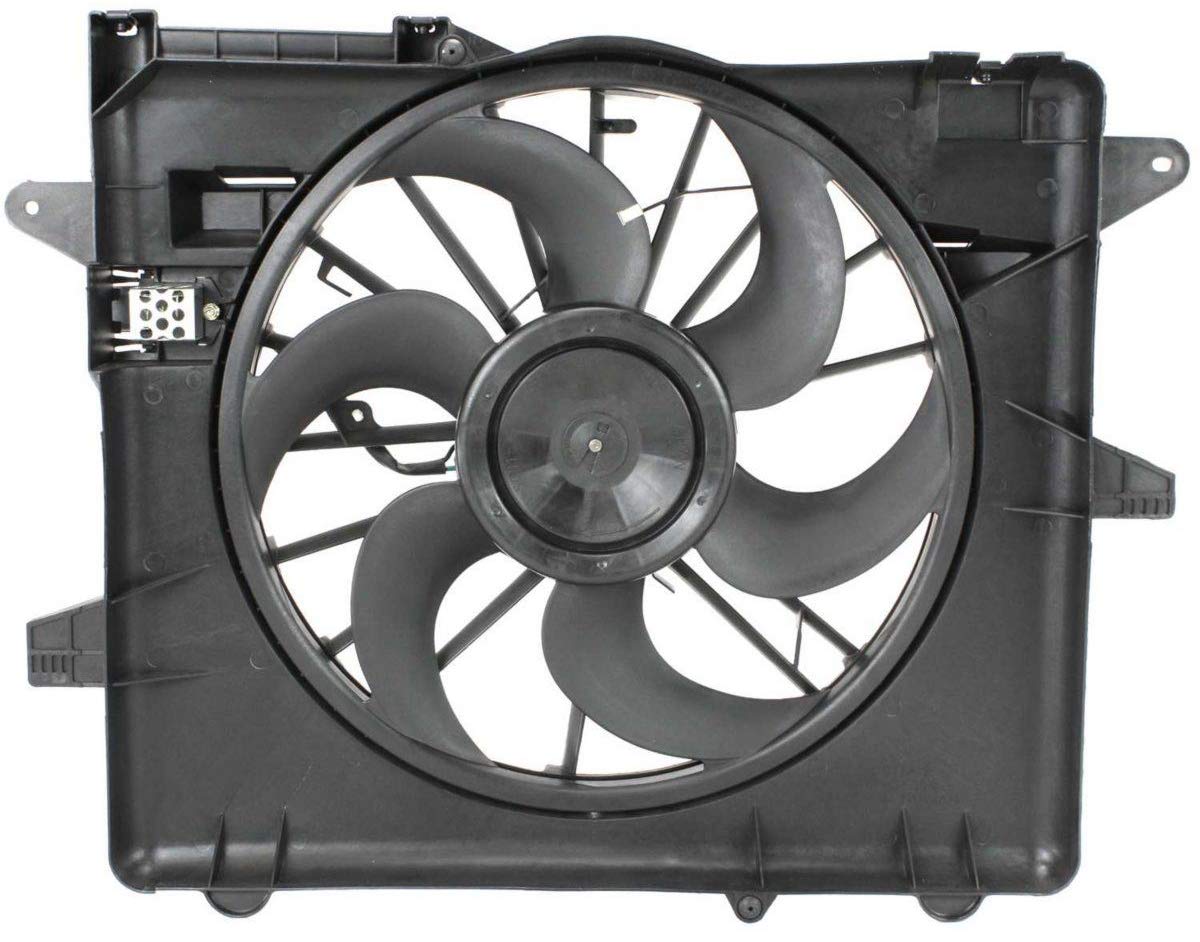Ford Mustang Radiator & Condenser Fan Replacement - Compatible with FO3115152 | Perfect for Cooling System Repair & Maintenance