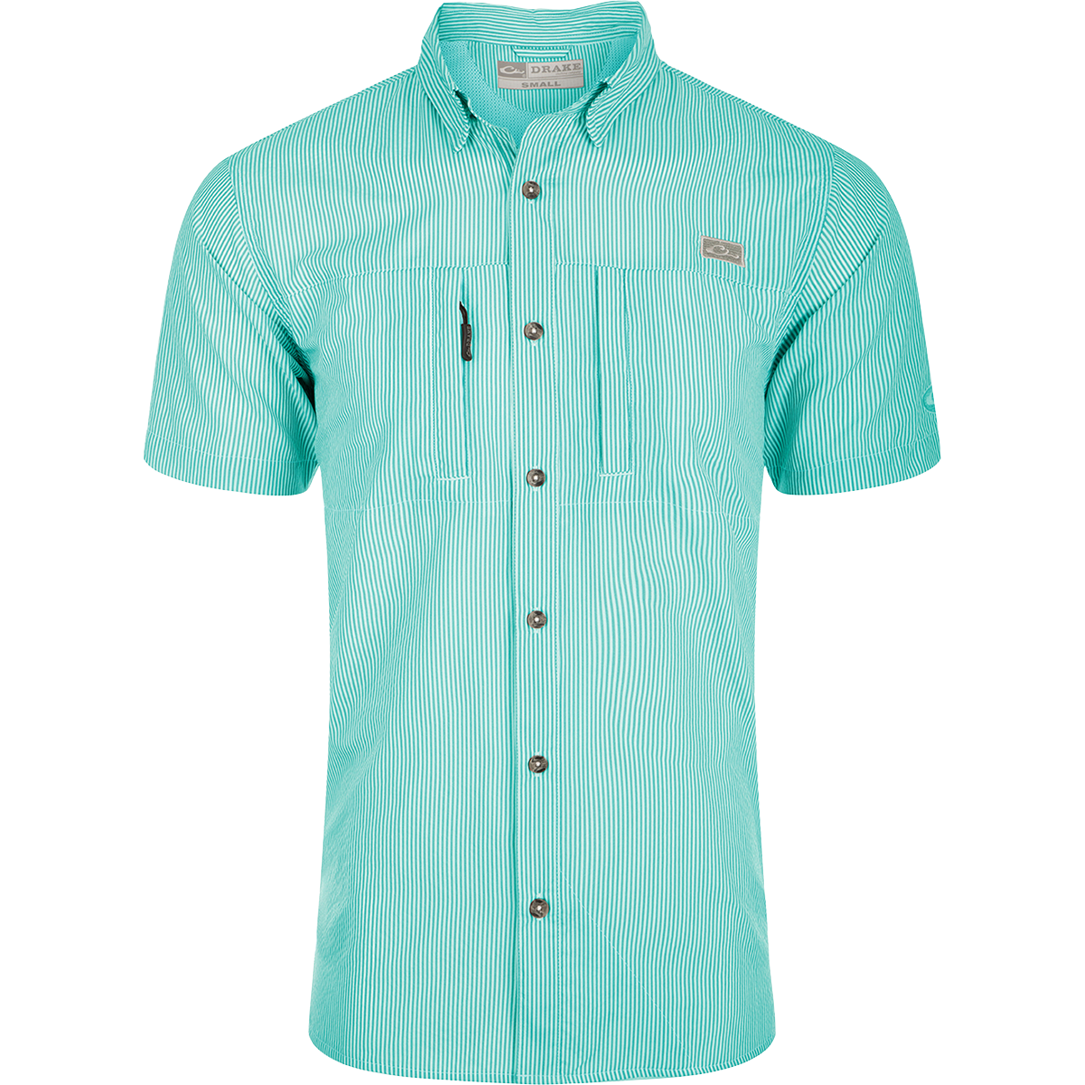 Classic Seersucker Stripe Button Down Short Sleeve Shirt for Men - Breathable Summer Casual Wear - Perfect for Beach, Vacation & Outdoor Activities