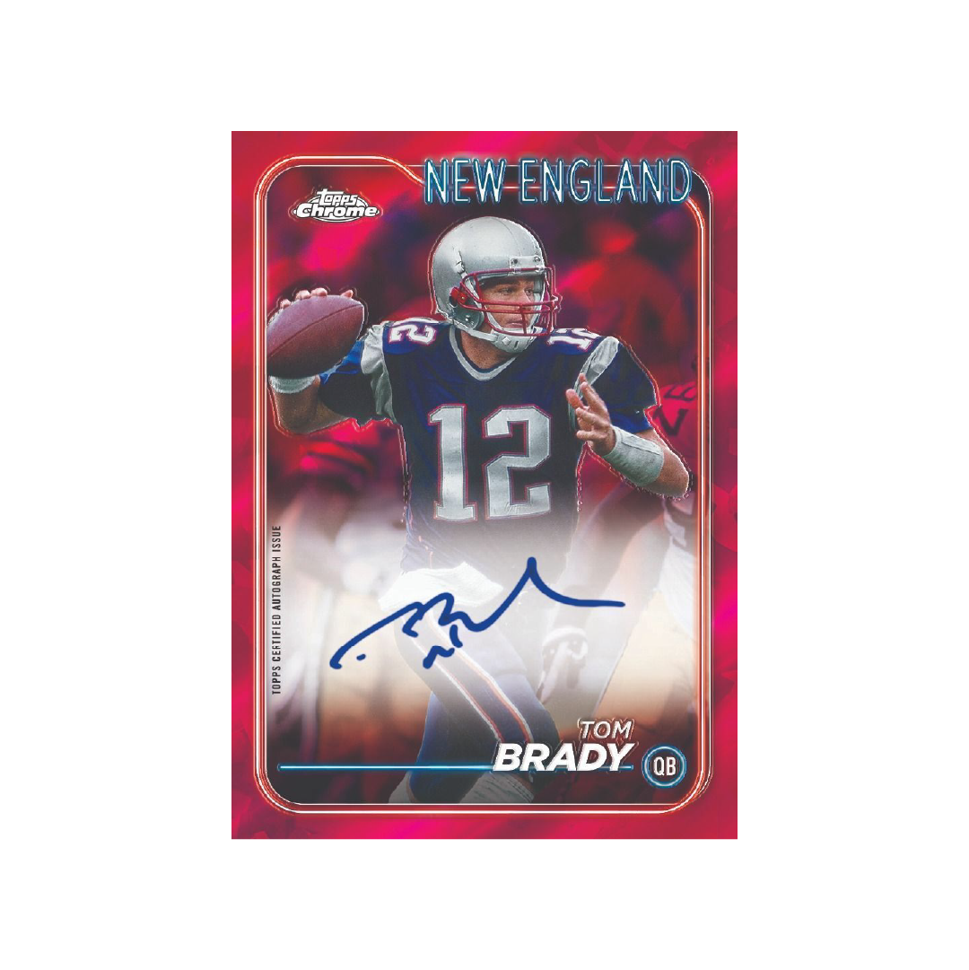 2024 Topps Chrome Sapphire Football Hobby Box - Premium Trading Cards for Collectors & Fantasy Sports Fans - Perfect for Gifts, Investments, and Game Day Excitement