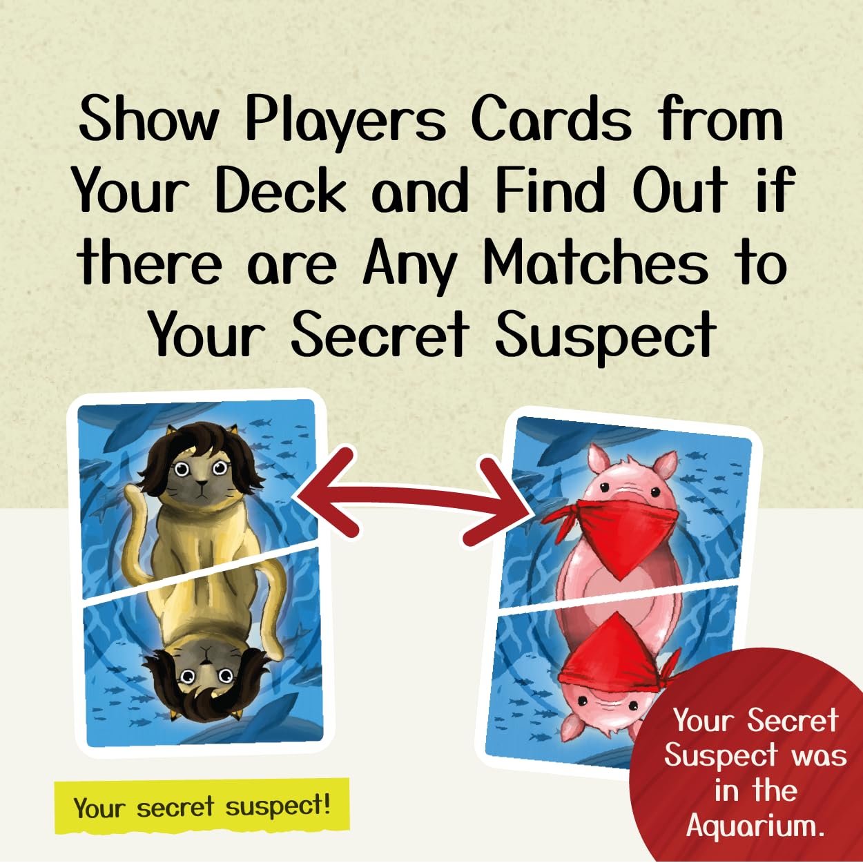 Gamewright Deduckto - Fun Family Card Game for Kids Ages 8+ | Quacking Deduction Game for Family Game Night & Party Entertainment | Educational Strategy Game for Classroom & Homeschool Learning