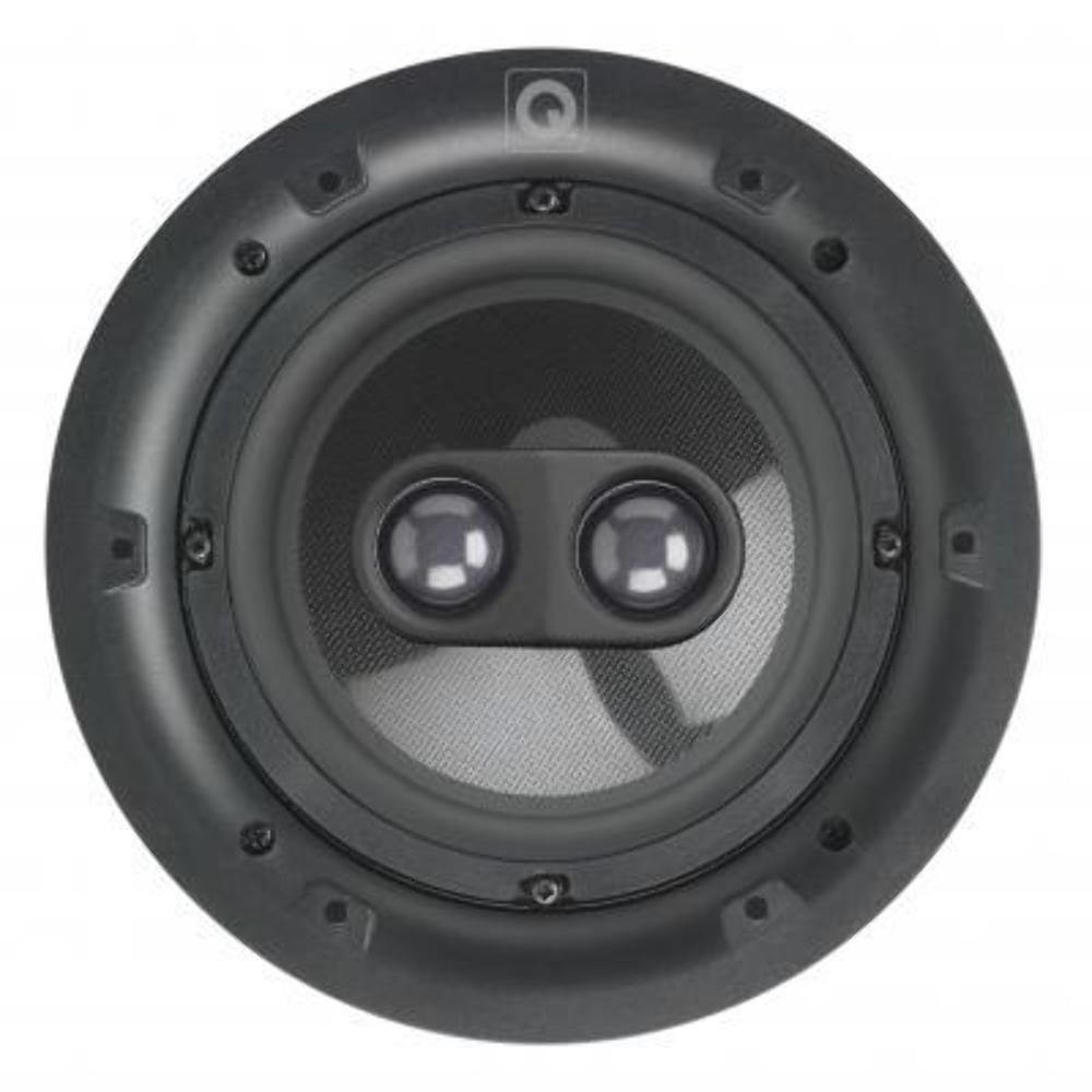 Q Acoustics QI 65CP 6.5-Inch High Performance In-Ceiling Speaker with Stereo Sound & Circular Grille - White | Perfect for Home Theater, Background Music & Multi-Room Audio Systems