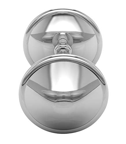 Sterling Silver Beaded Dumbbell Rattle for Newborn Baby Boy and Girl - Hypoallergenic, Engravable Keepsake Gift - Perfect for Christening, Baby Shower & 1st Birthday - Elegant Gift Box Packaging