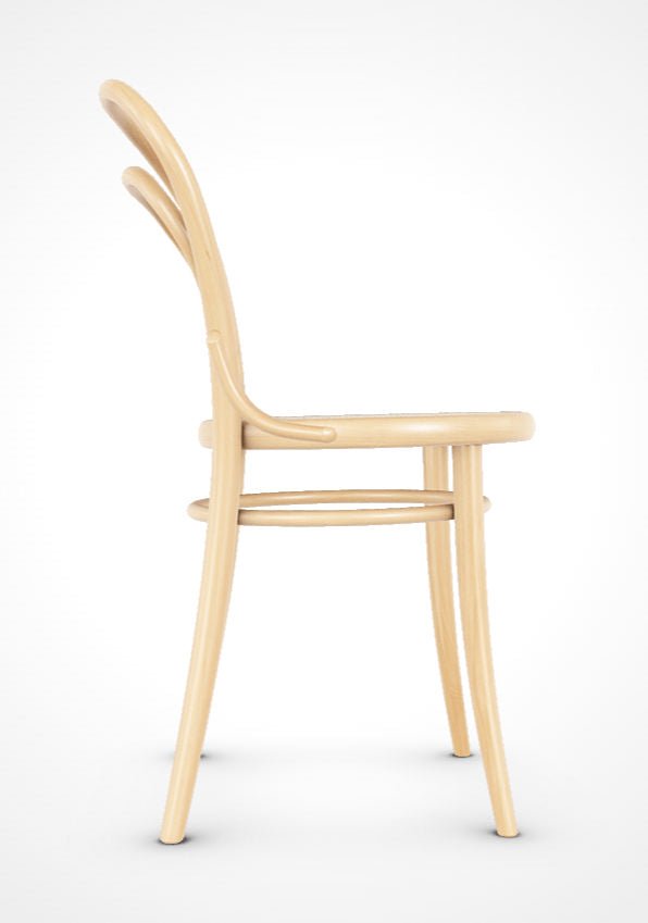 Michael Thonet No. 14 Bentwood Chair by Ton - Natural Beechwood with Cane Seat | Classic Cafe & Dining Room Furniture for Home & Restaurant Decor