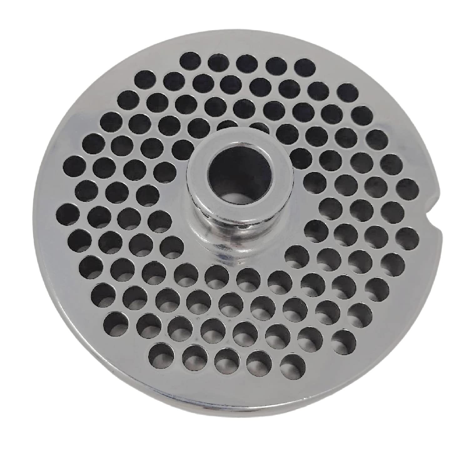 #22 Meat Grinder Plates with Hubs - Cozzini Cutlery Imports - Choose Your Size (3/16 in. - 5mm - Medium Burger Grind) - Perfect for Home Kitchens & Commercial Meat Processing