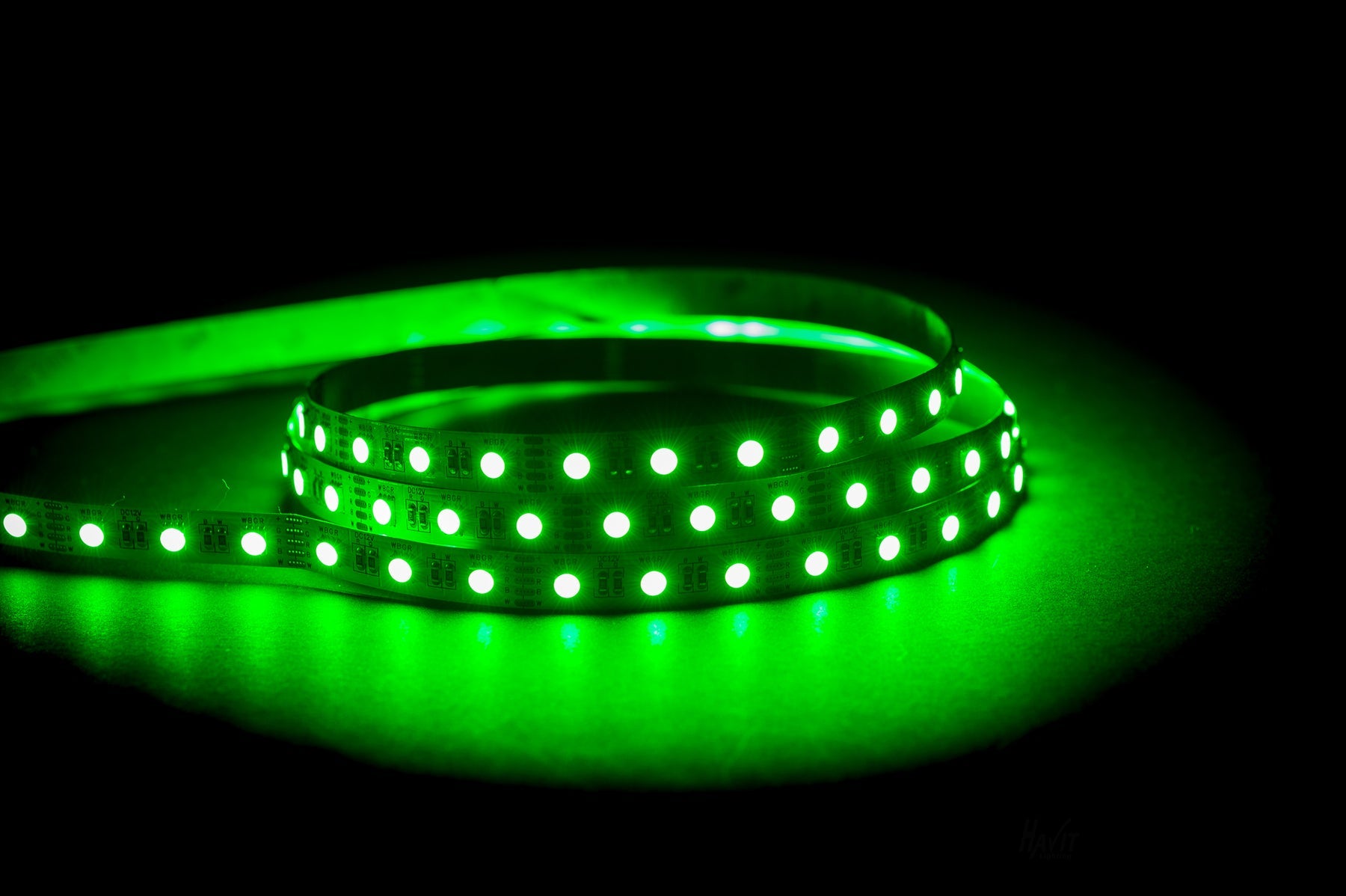 14.4W 12V RGB/WW 5050 LED Strip Light - IP20 Waterproof Flexible Tape Lighting (1 Meter) for Home Decor, Bedroom, Kitchen, and Party Ambiance
