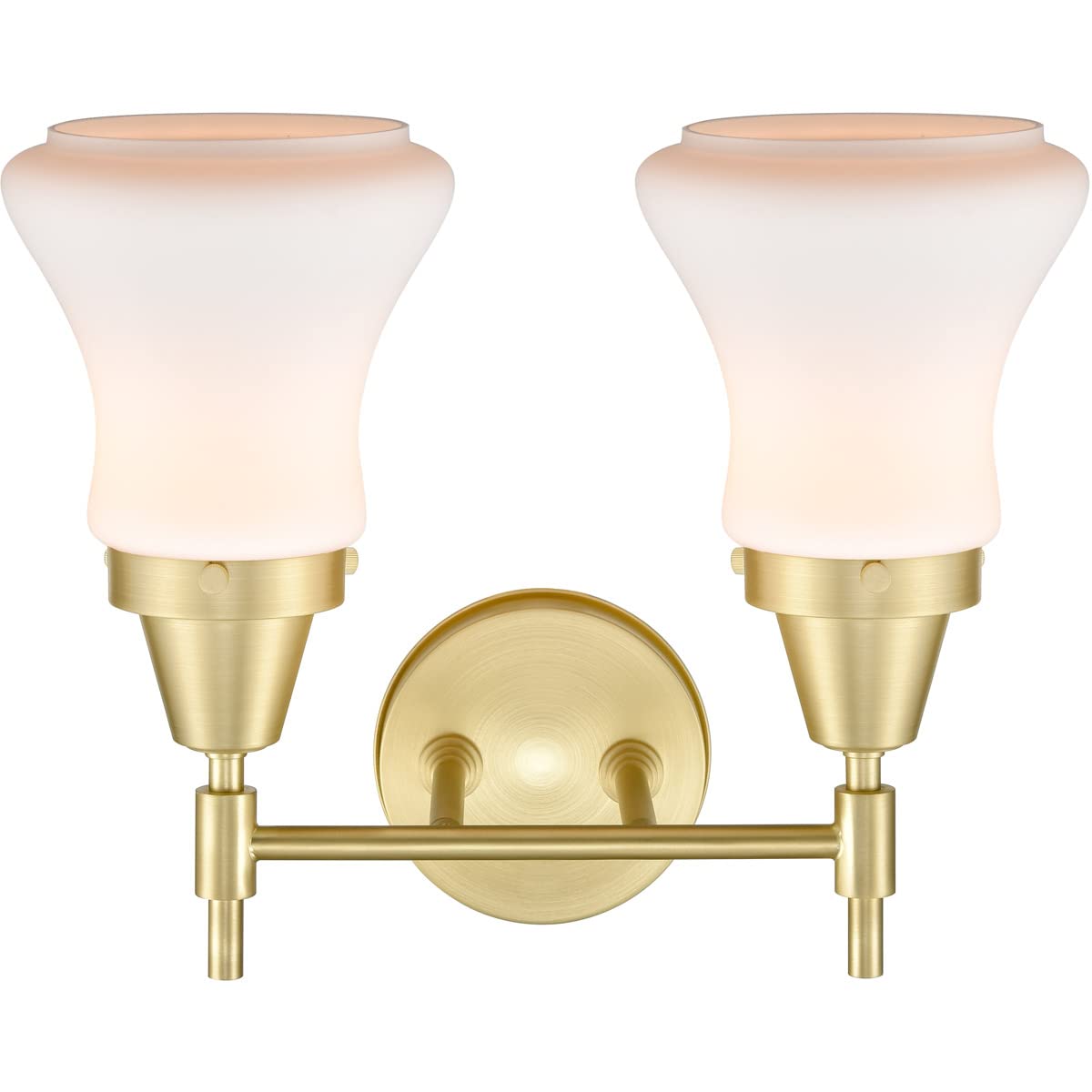 Innovations 447-2W-SB-G191-LED Transitional LED Bathroom Vanity Light Fixture in Brass Finish - Perfect for Modern Bathrooms, Powder Rooms & Home Decor Lighting