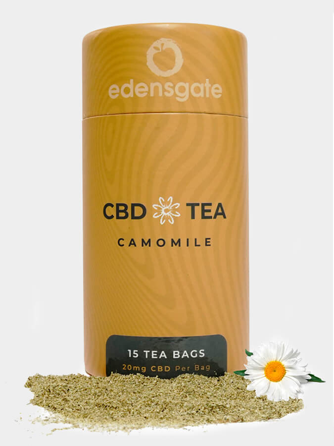 Premium Organic CBD Tea for Relaxation & Stress Relief - Natural Herbal Infusion with Cannabidiol - Perfect for Evening Wind Down & Wellness Routine