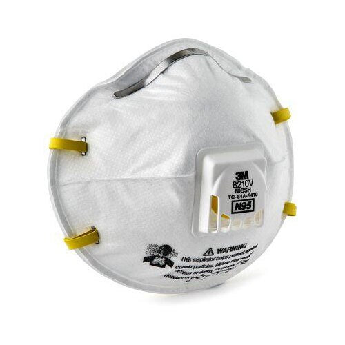 3M 49711 8210V N95 Particulate Respirator Mask - 20 Pack, NIOSH Certified for Dust, Pollen & Airborne Particles - Ideal for Construction, Woodworking & Home Improvement Projects