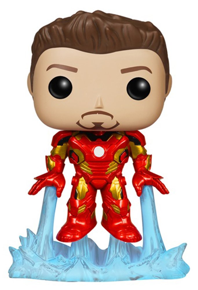 Avengers 2 Unmasked Iron Man #94 Pop Vinyl Figure - Collectible Marvel Superhero Toy for Display & Gifts | Home Decor, Office Display, Marvel Fan Collection