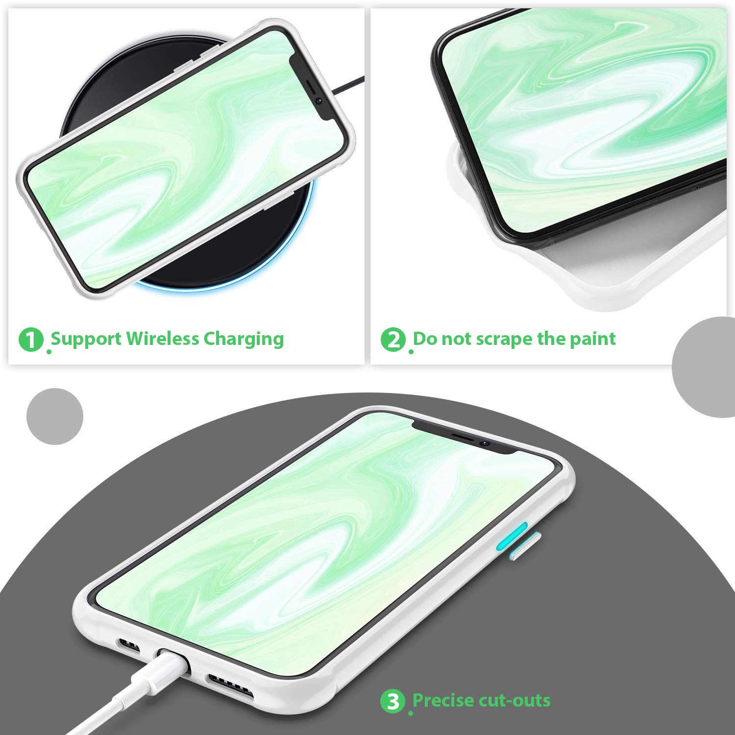 ORIbox iPhone 11 Pro Max Case - Translucent Matte White with Soft Edges, Slim Lightweight Protective Cover for iPhone 11 Pro Max - Perfect for Everyday Use, Work, School & Travel