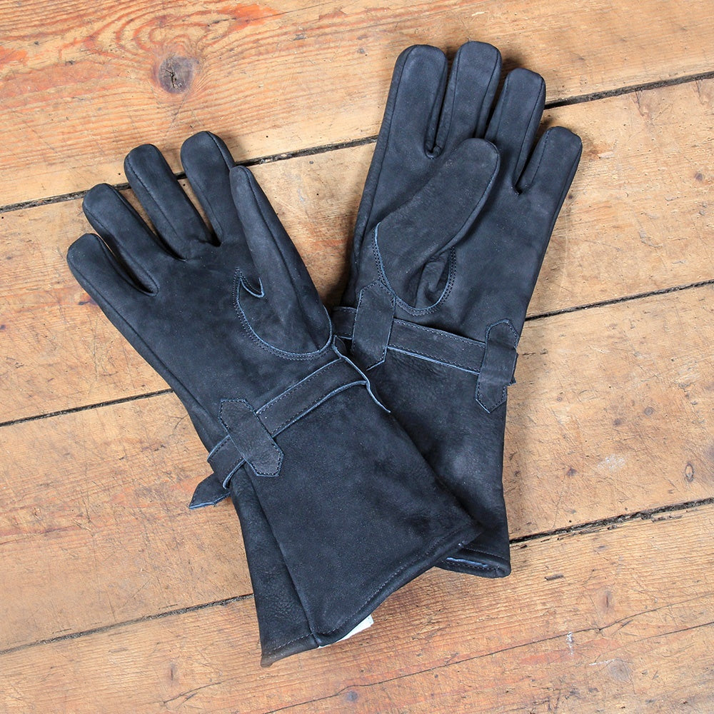 Premium Black Ulex Leather Gloves for Men & Women - Durable, Soft & Warm - Perfect for Driving, Motorcycling & Winter Outdoor Activities
