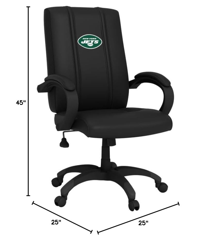 New York Jets Logo Office Chair - Ergonomic Desk Chair for Home & Office - Perfect for Fans, Gaming & Work