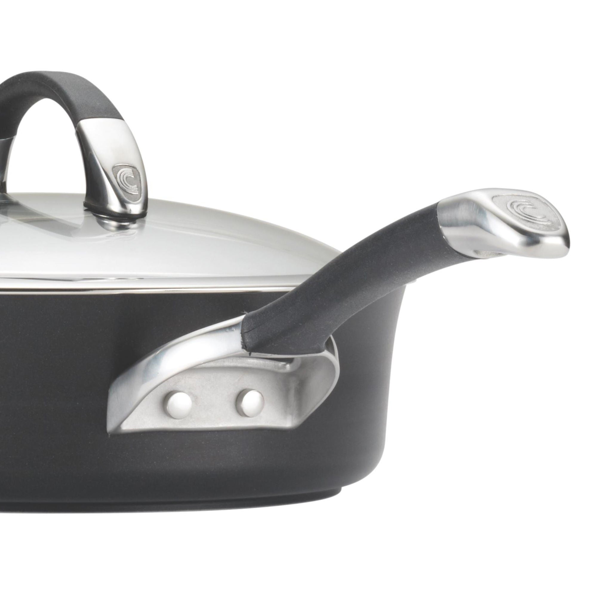 11-Piece Nonstick Hard Anodized Cookware Set - Durable Kitchen Pots and Pans for Frying, Boiling & Sauteing - Perfect for Home Cooking & Professional Chefs