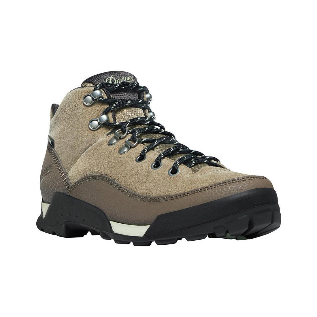 Panorama Mid Women's 6 Boot Gray - Waterproof Hiking Boots for Women, Comfortable Outdoor Shoes for Trail Walking & Camping