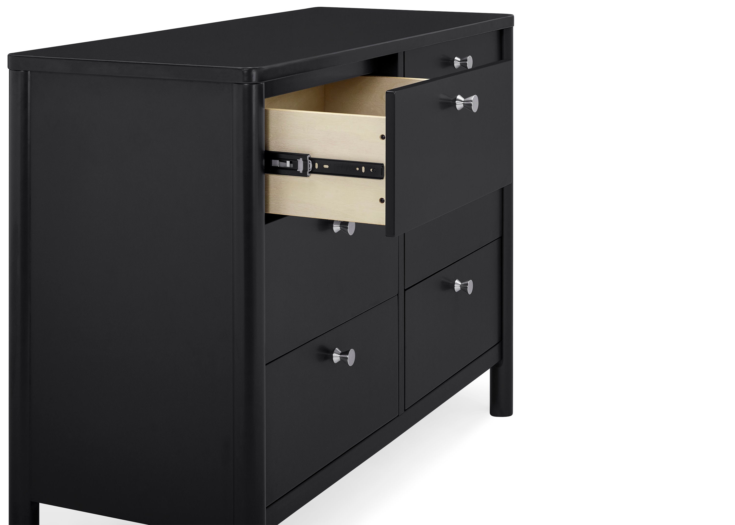 Brooks 6 Drawer Dresser with Interlocking Drawers - Sturdy Wooden Bedroom Furniture for Clothes Storage | Perfect for Master Bedroom, Guest Room & Nursery Organization