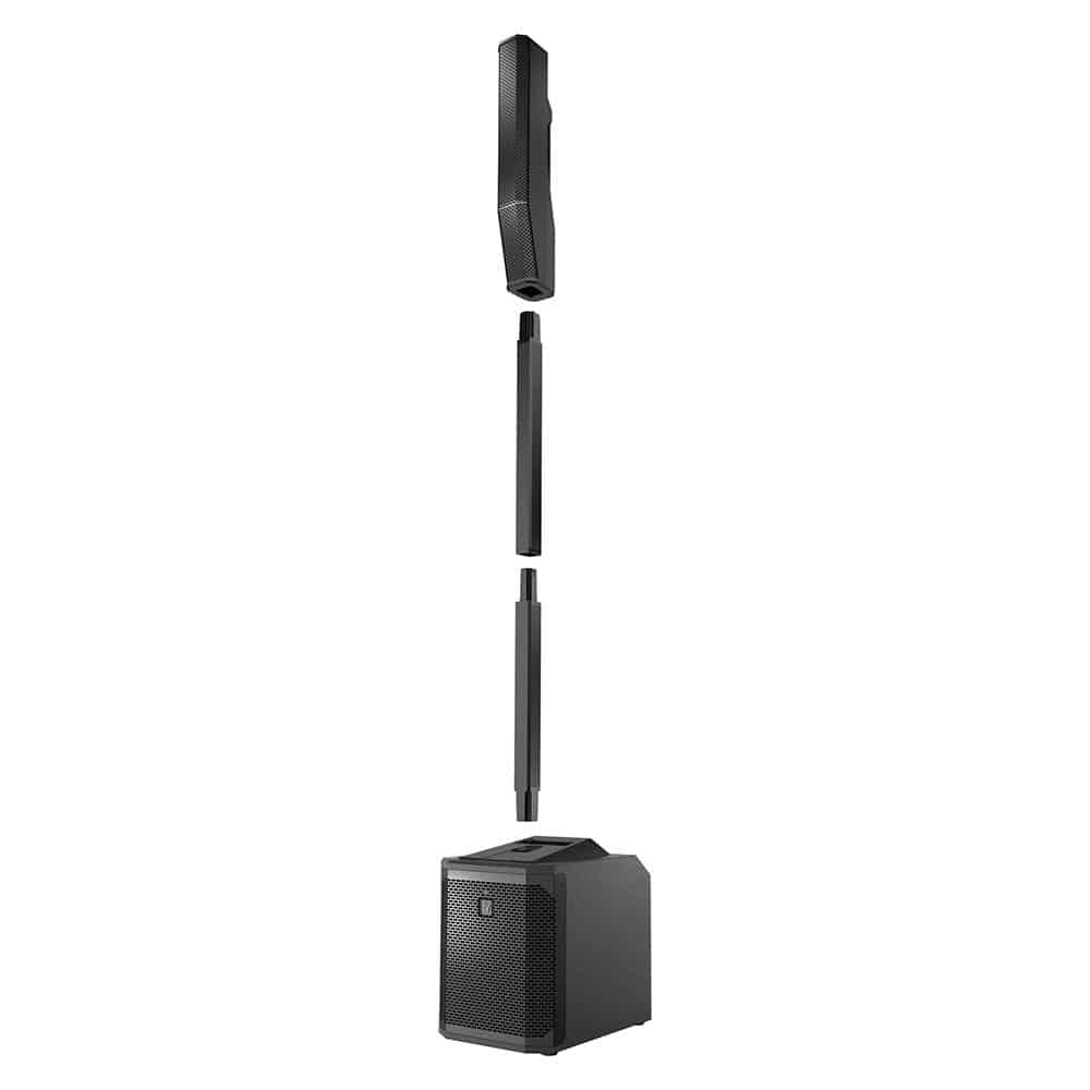 Electro Voice Evolve 30M Powered Column Speaker System - High-Quality Portable PA Loudspeaker for Live Music, DJ Events & Outdoor Performances (Black)