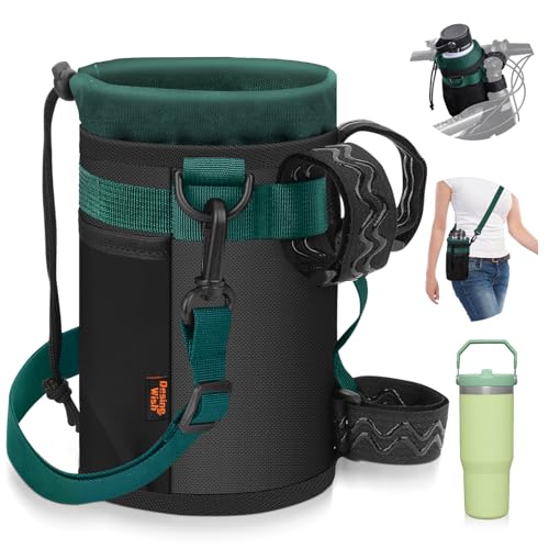 Black Green,fits 24-40oz (With Shoulder Strap)