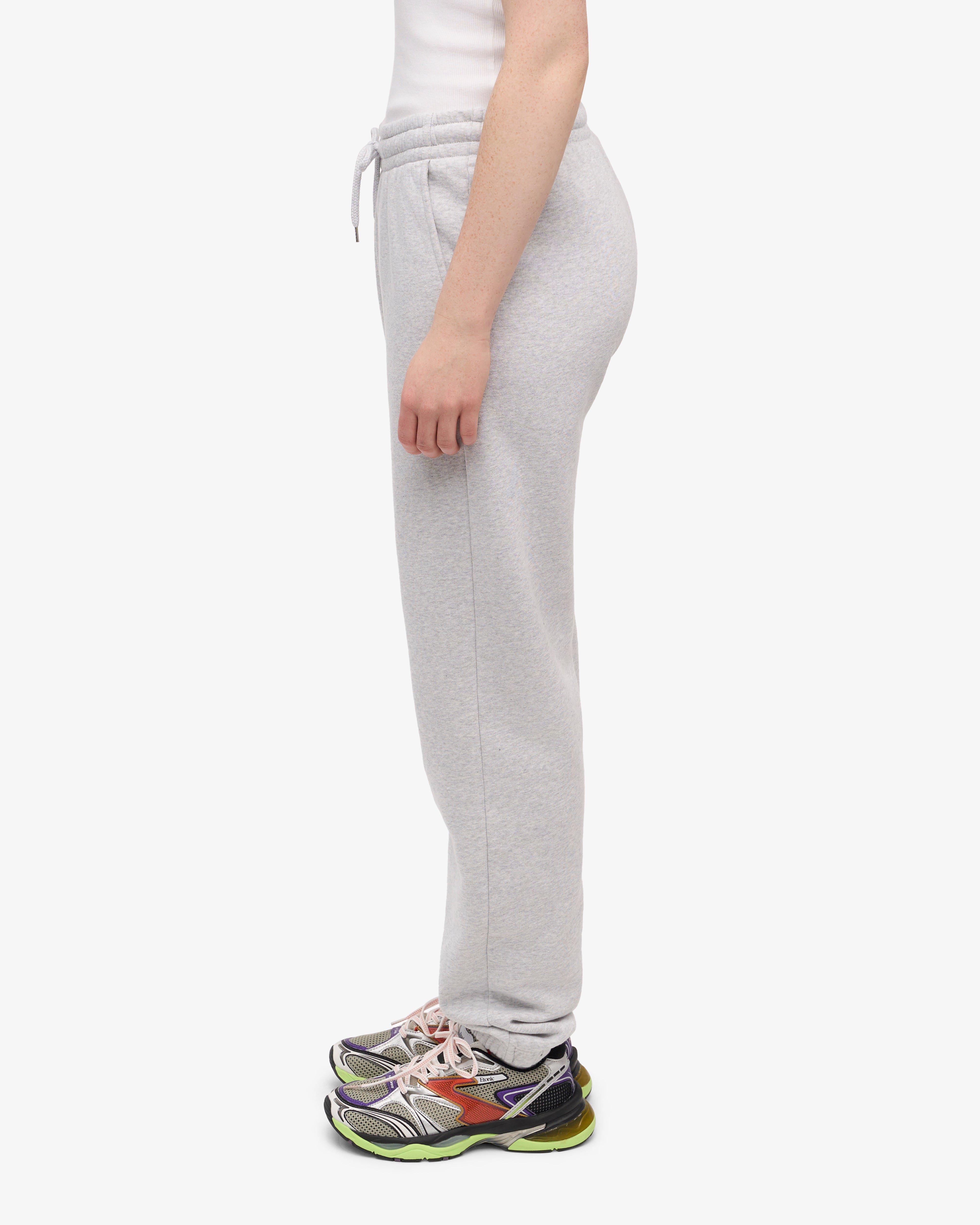 Organic Sweatpants for Women - Soft & Comfortable Snow Melange Joggers - Perfect for Yoga, Lounge & Casual Wear