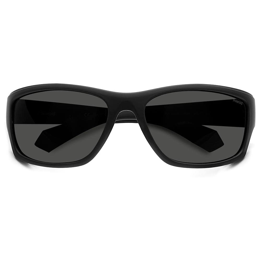 **Polaroid Sunglasses for Men - Black & Gray Classic Aviator Style - UV Protection & Polarized Lenses - Perfect for Driving, Outdoor Sports & Summer Fashion**