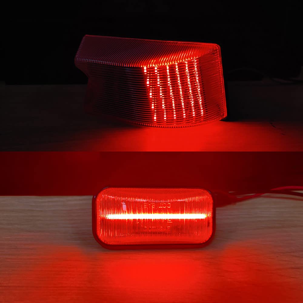 2003-2009 Hummer H2 & 2005-2009 H2 SUT LED Cab Roof Light Kit - 10pc Amber/Red Clearance Marker Lights with Smoke Lens - Off-Road & Truck Lighting Upgrade for Night Driving & Emergency Vehicles