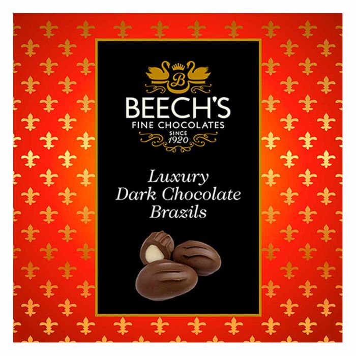 Beech's Premium Dark Chocolate Covered Brazil Nuts 145g - Perfect for Gifts, Snacking & Healthy Desserts