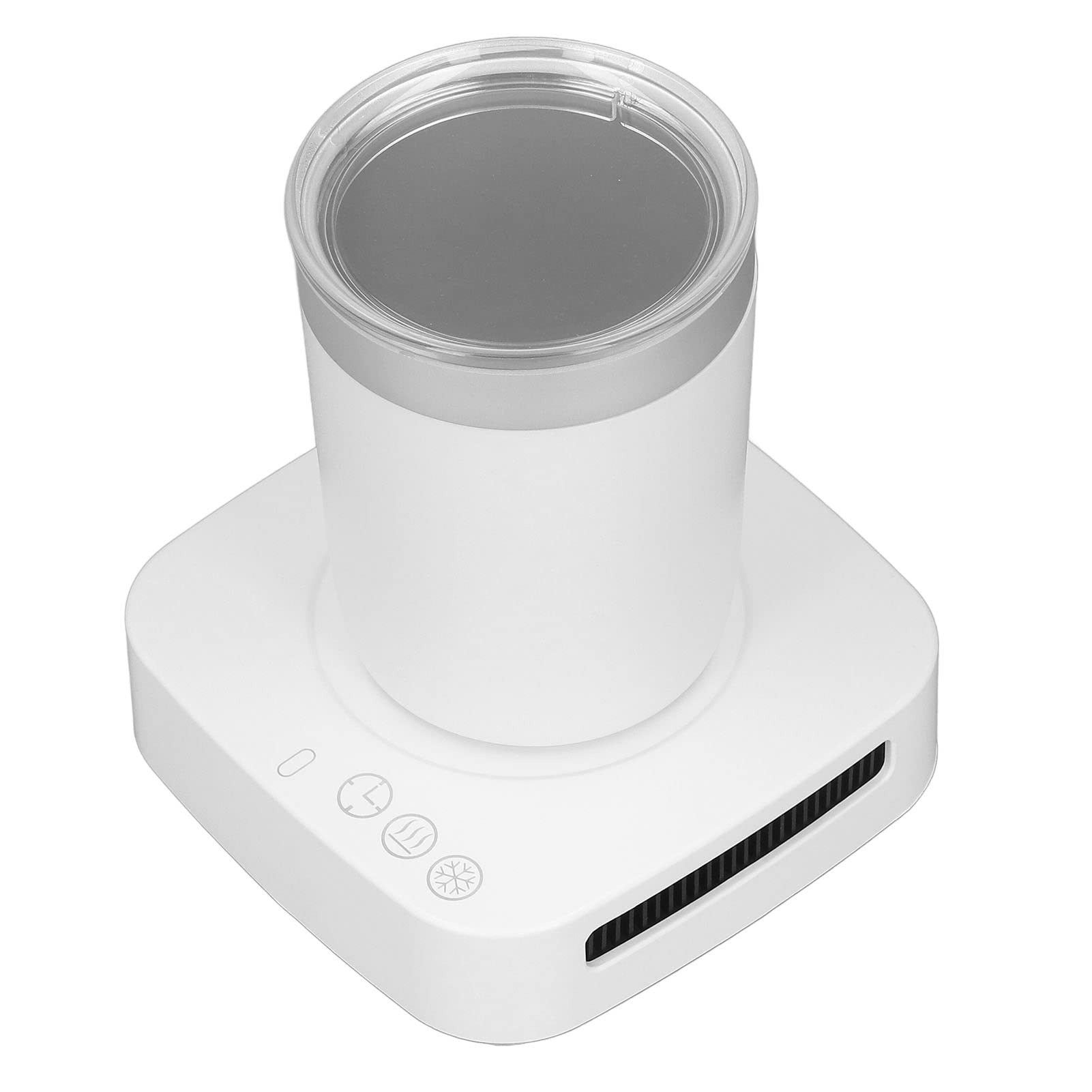 Luqeeg 2-in-1 Smart Coffee Mug Warmer & Beverage Cooler - Intelligent Temperature Control Cup with Timer for Coffee, Tea, Milk, Beer, Cocoa | Perfect for Office, Home & Travel Use (US)