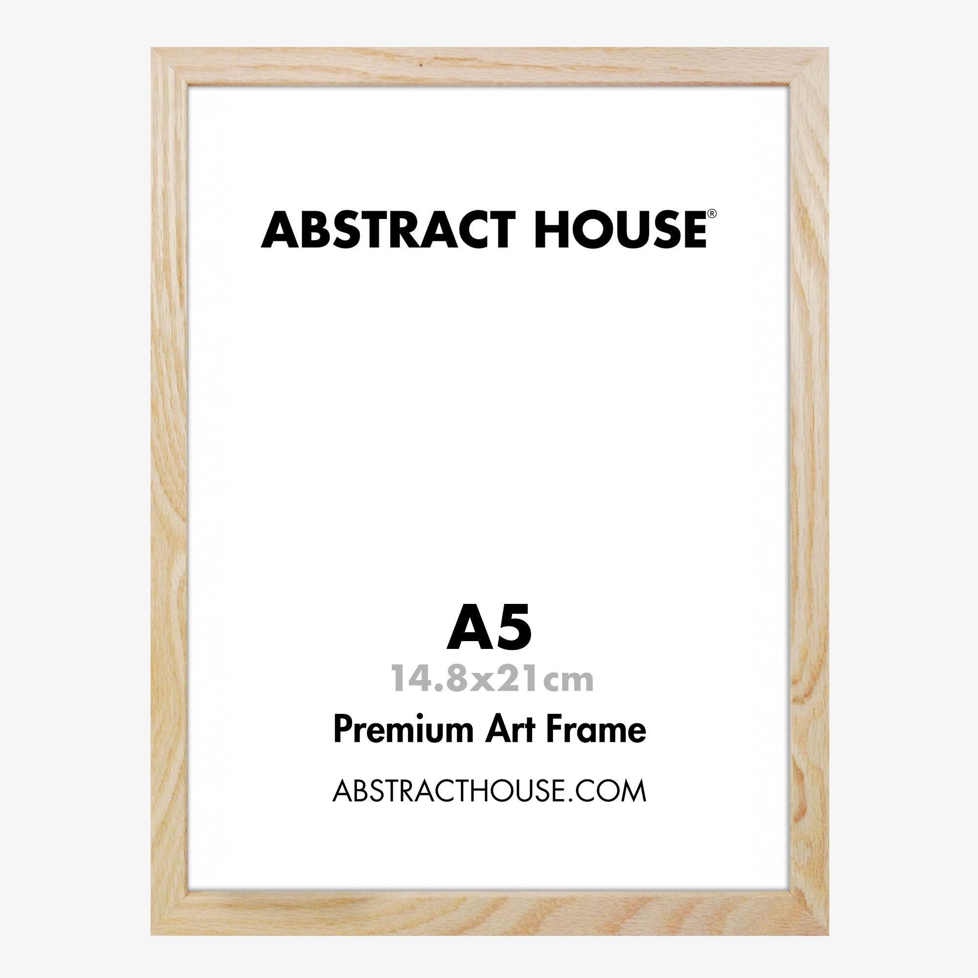 A5 Wooden Frame - Premium Solid Wood Picture Frame for Photos, Artwork, and Certificates - Perfect for Home Decor, Office Display, and Gift Giving