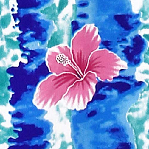 Dustyblue Floral Stripes