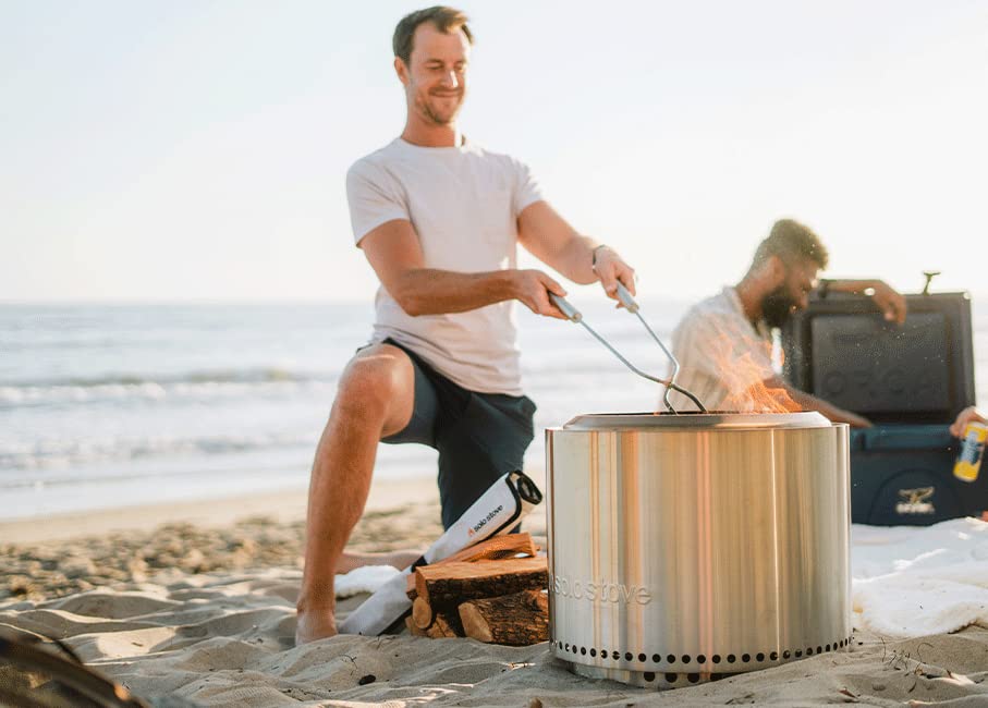 **Solo Stove Fire Pit Accessories - 2-in-1 Roasting Sticks & Fire Poker for Camping, Backyard, RV - Durable Firewood Tools for Marshmallows & Bonfires**    *(Optimized for Google SEO, includes use cases: camping, backyard, RV, marshmallows, bonfires)*
