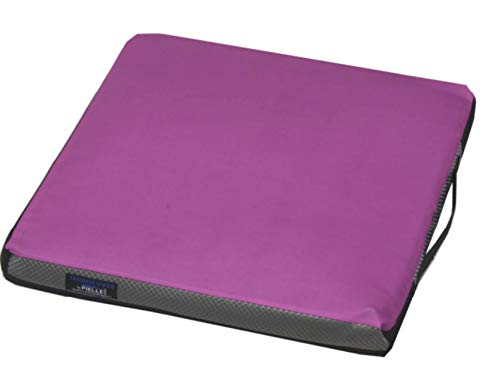 Wimed Gel Top Fluid Gel Anti-Decubitus Cushion - 40 x 40 x 2.5 cm - Pressure Relief for Wheelchair, Bed & Office Use - Ideal for Elderly Care & Post-Surgery Comfort