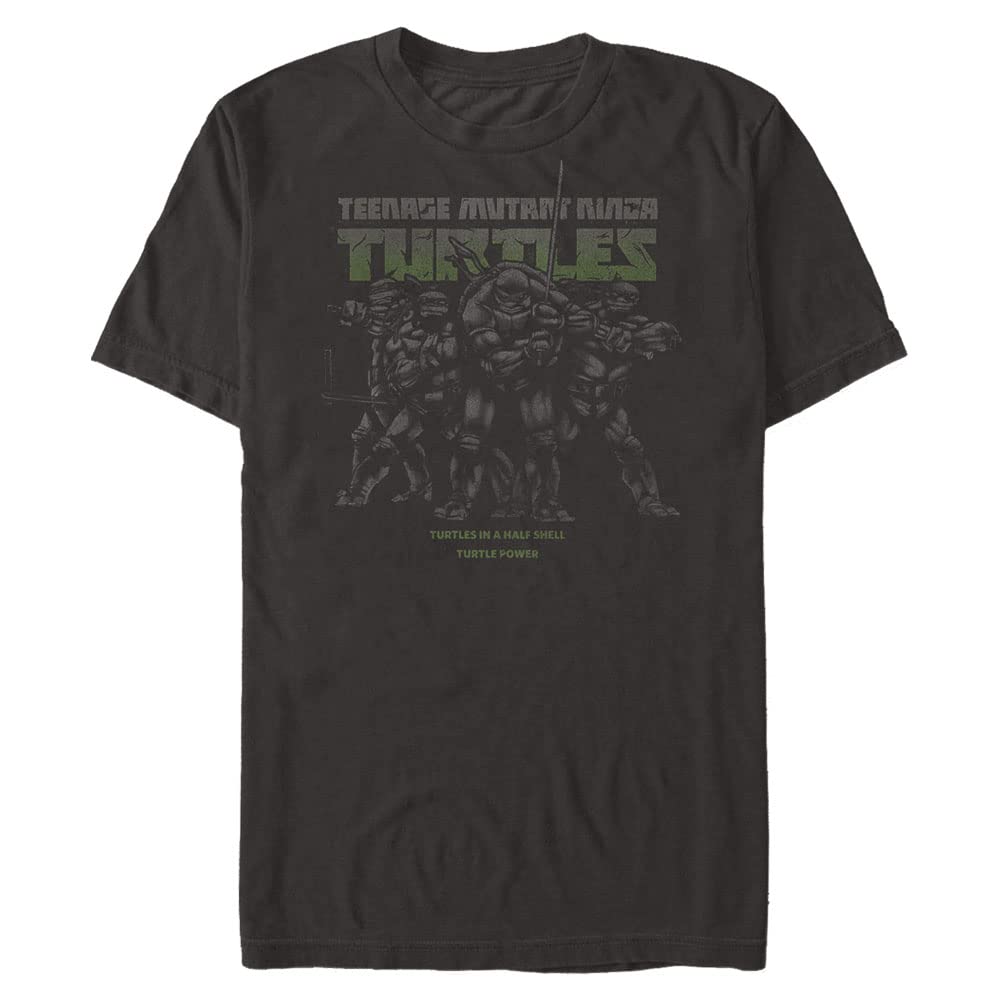 Nickelodeon Men's Big & Tall Shell Bleach Graphic T-Shirt - Comfortable Casual Tee for Everyday Wear, Lounge & Outings