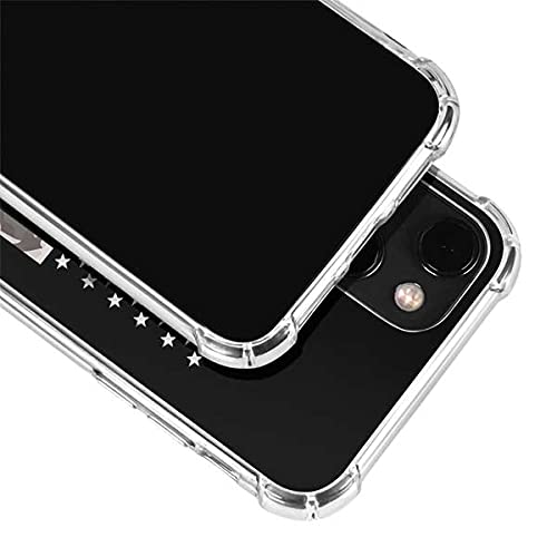 Skinit Clear Phone Case for iPhone 13 Mini - Black & White Camo American Flag Design | Protective Slim Cover | Perfect for Everyday Use, Travel & Outdoor Activities