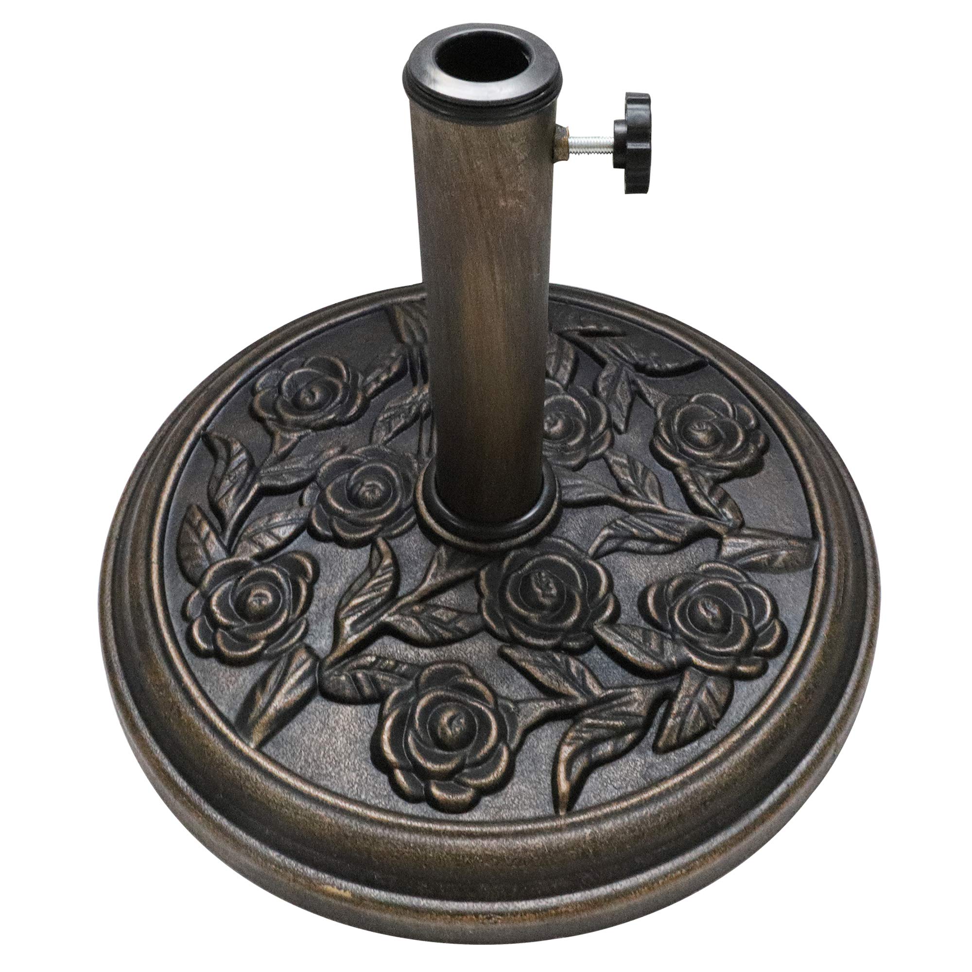 ORSMGOLF Heavy Duty Resin Outdoor Umbrella Base Stand - 18