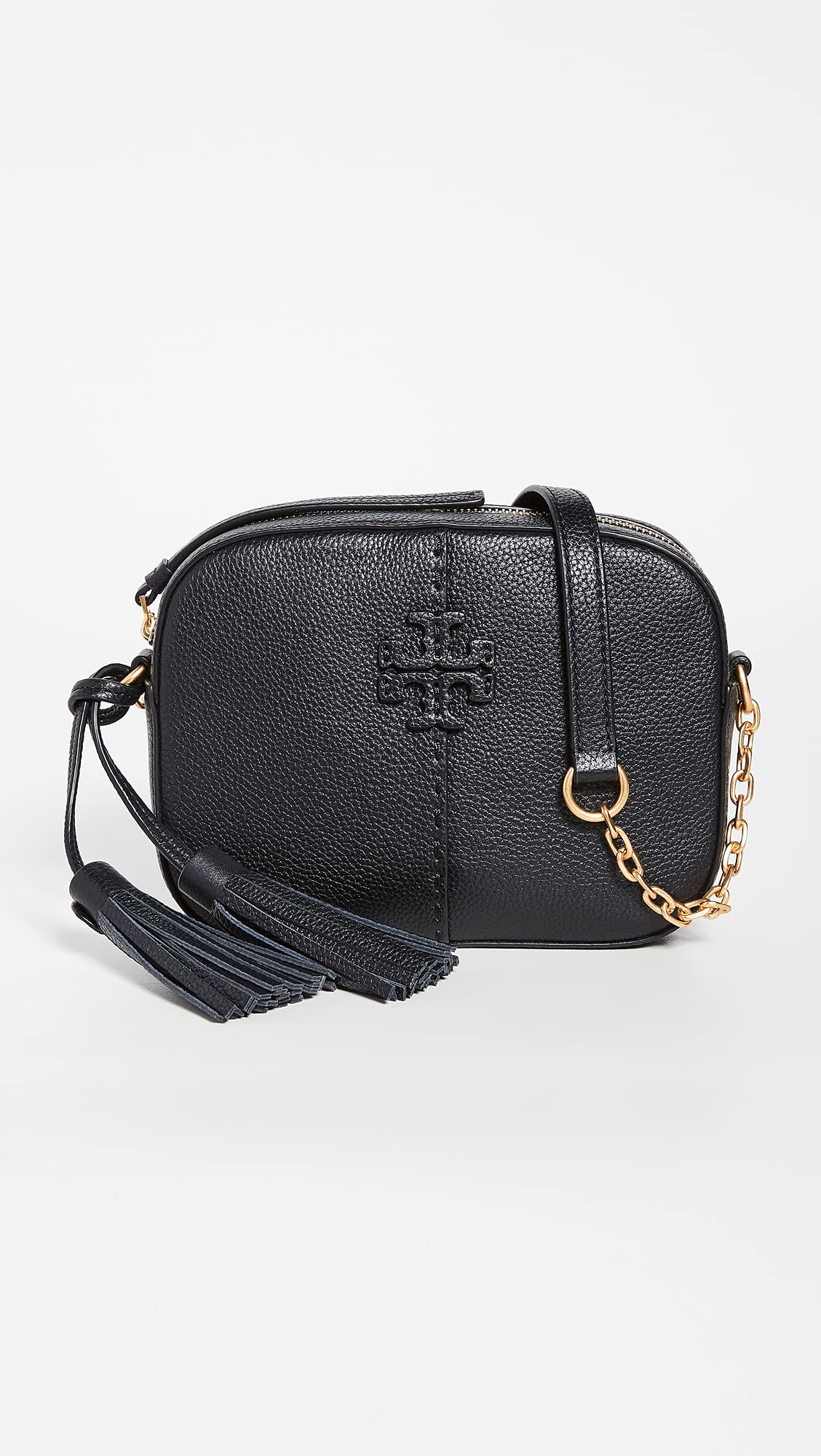 Tory Burch Women's McGraw Camera Bag - Stylish Leather Crossbody Purse for Everyday Use | Perfect for Work, Travel & Date Night