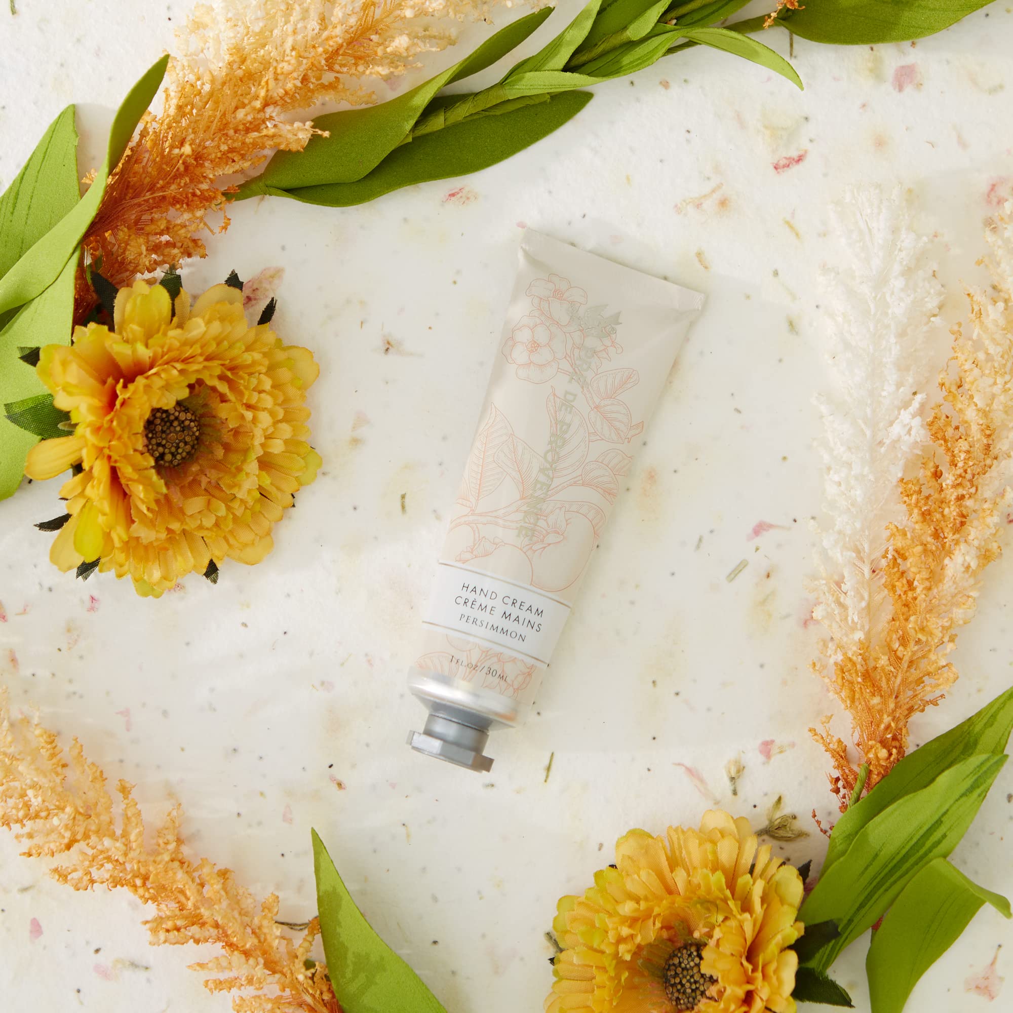 Pre de Provence Shea Butter Hand Cream - Ultra Rich & Nourishing Moisturizer for Dry Hands, 30ml, Persimmon Scent | Perfect for Winter Care, Office Use & Travel Skincare