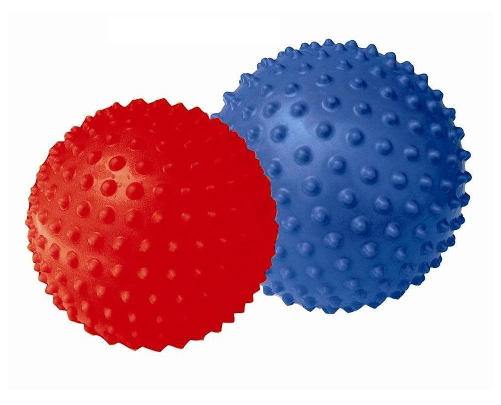 Inflatable Massage Ball for Pain Relief - Red Muscle Recovery Tool for Back, Neck & Shoulder - Perfect for Yoga, Physical Therapy & Post-Workout Recovery