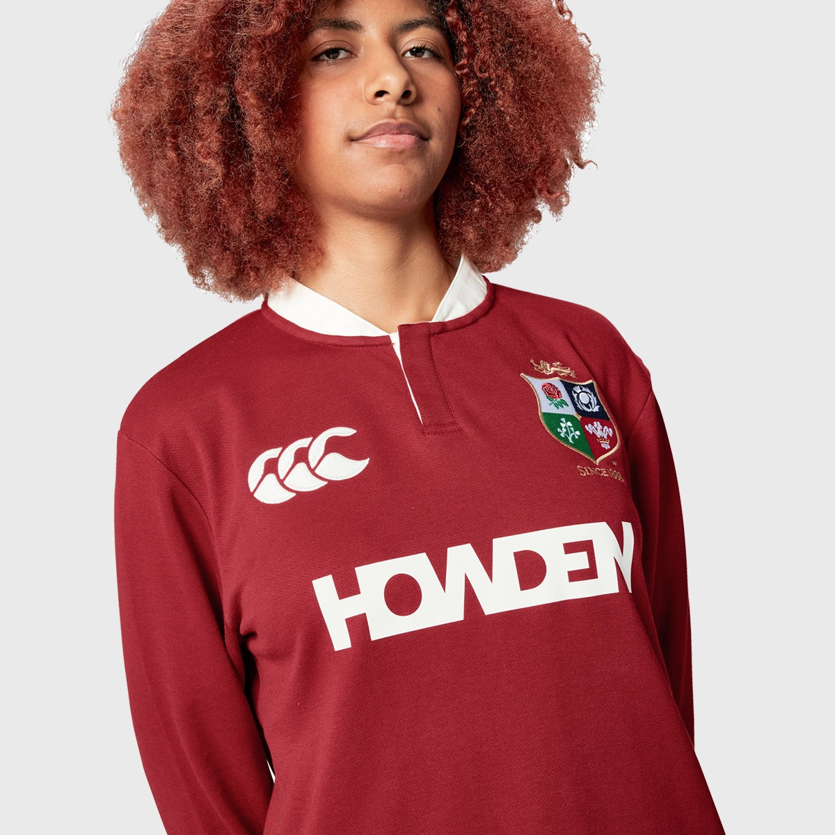 Canterbury British & Irish Lions Classic Long Sleeve Rugby Jersey - Authentic Rugby Shirt for Men - Perfect for Rugby Matches, Training & Fan Support