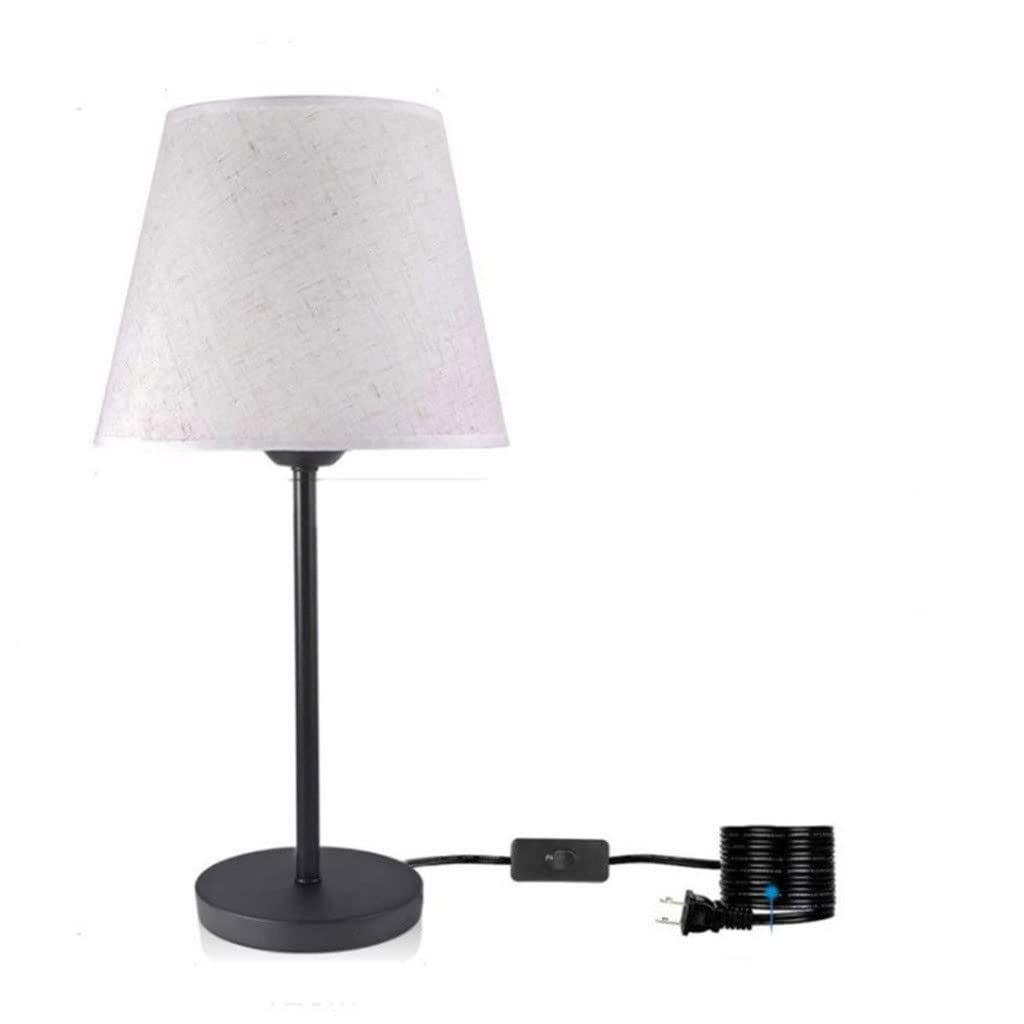 Modern Dimmable Touch Bedside Table Lamp with USB Charging Port - Nightstand & Desk Light with Fabric Lampshade for Bedroom, Living Room & Office - Farmhouse Style Adjustable LED Lamp for Reading & Relaxation